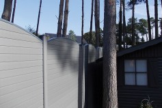 Graphite with convex tops fitted.